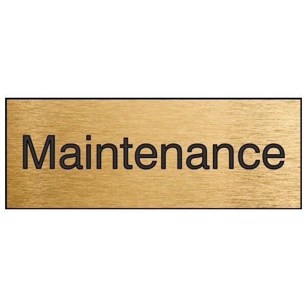 Accuform Engraved Plastic, 3 in x 8 in, Self-adhesive foam tape PSG850BA - main